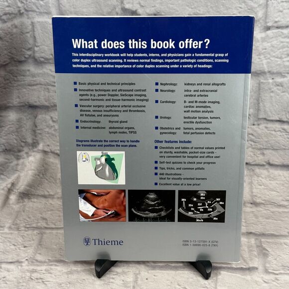 Teaching Manual Of Color Duplex Sonography Training Book 2001 First Edition - Picture 3 of 4